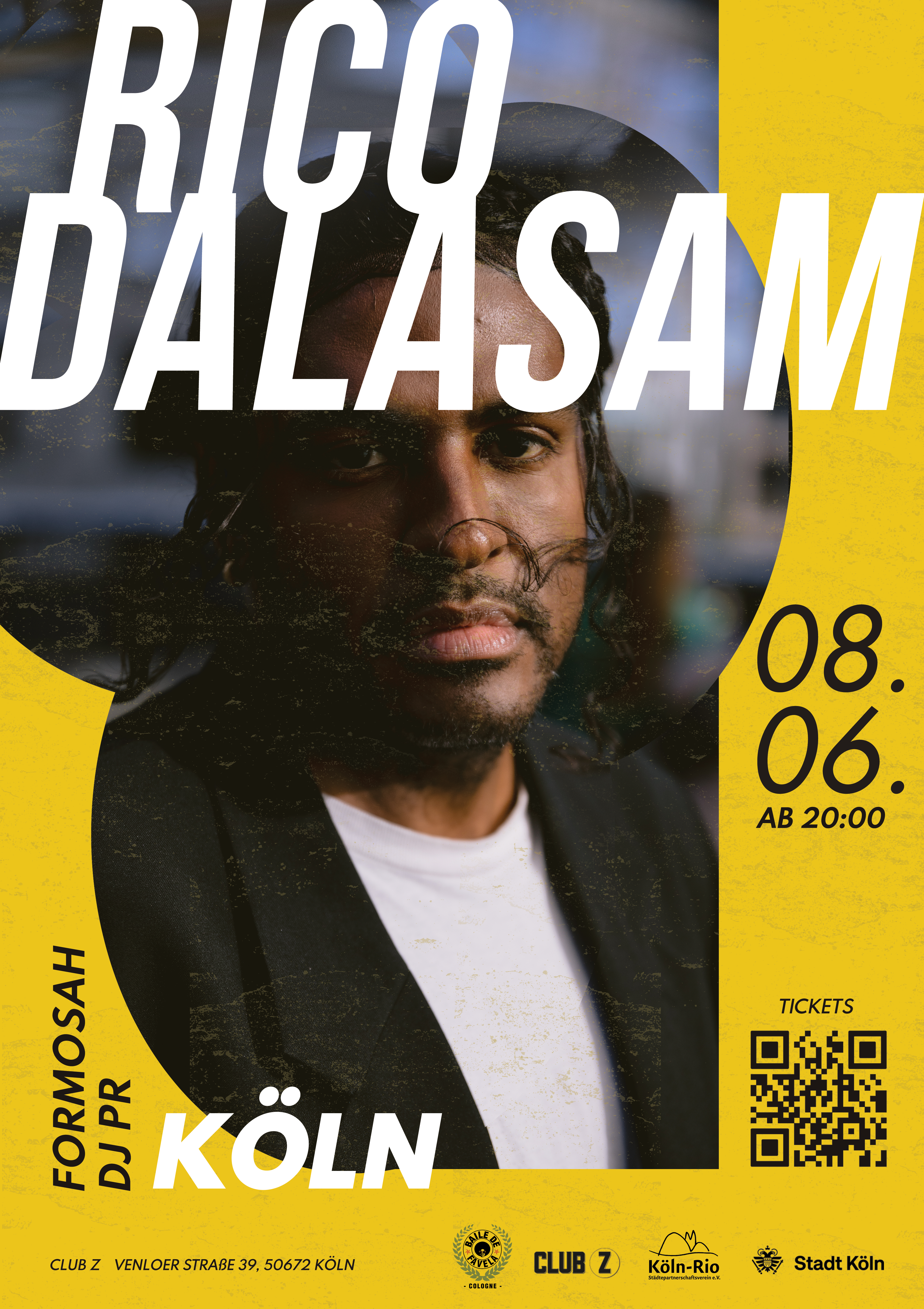 Rico Dalasam, Konzert, 08. Juni, Köln, Club Z, Zimmermanns, queer Rap, Formosah, Dj PR